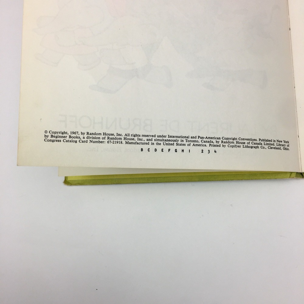 Babar Loses His Crown Elephant Cartoon Beginner Book Club Edition Hardcover 1967 - Picture 7 of 9